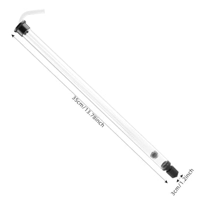 Auto Siphon Racking Cane 35cm, Fast Auto Flow Siphoning Kit For Wine Beer Making, Home Brewing Siphon Pump With Tubing And Clamp, Sediment Separator For White Red Wine Fruit Wine, Black