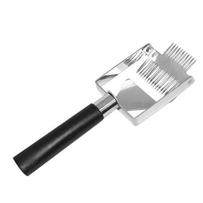 for Beekeepers Stainless Steel Honey Scraper Tool with Wide Uncapping Fork, Adjustable Tine, Durable Beekeeping Supplies