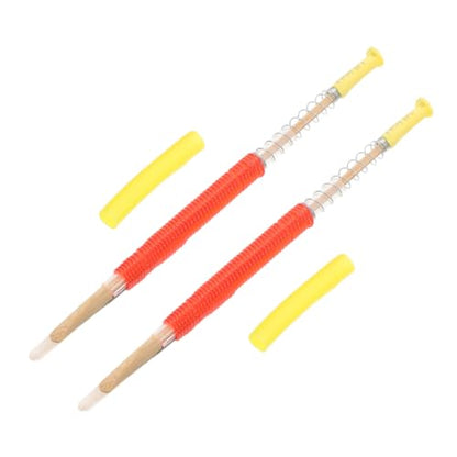 LIOOBO 2Pcs Beekeeping Hive Tool Durable Bee Grafting Needle Moving Needle Essential for Queen Rearing Non Slip Handle for Easy Use