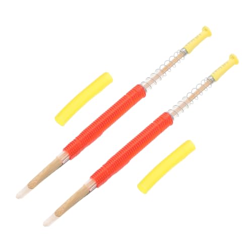 LIOOBO 2Pcs Beekeeping Hive Tool Durable Bee Grafting Needle Moving Needle Essential for Queen Rearing Non Slip Handle for Easy Use