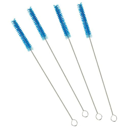 Dr. Brown’s Natural Flow Reusable Baby Bottle Vent System and Reservoir Cleaning Bristle Brush, BPA Free, Blue Brushes, 4-Pack - size: 4 Pack