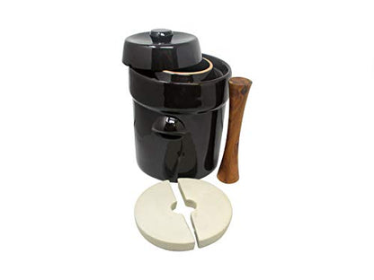 Trademark Innovations One Gallon Stoneware Pickling Fermentation Weights
