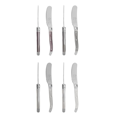 French Home 8-Piece Laguiole Spreader Set - Warm Spice - style: Warm Spice