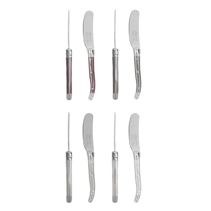 French Home 8-Piece Laguiole Spreader Set - Warm Spice - style: Warm Spice