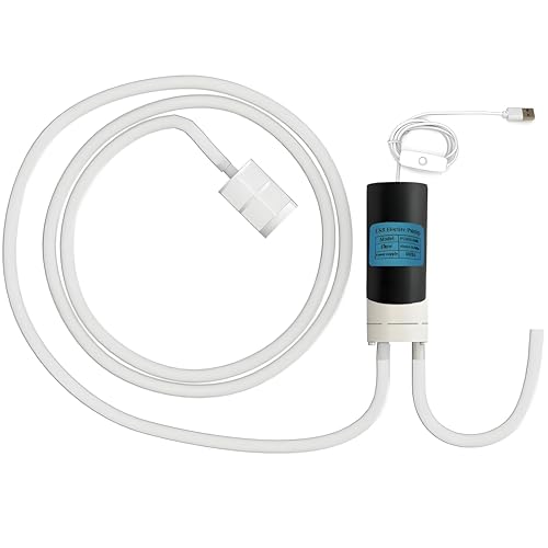 Wine Siphon Pump, Food Grade Auto Siphon Self Priming USB Electric Transfer Pump for Bottling Home Brew Wine, Beer, Kombucha, Mini Water Transfer Pump Kit, 2L/Min, No Mess Leak, Low Noise - color: Black