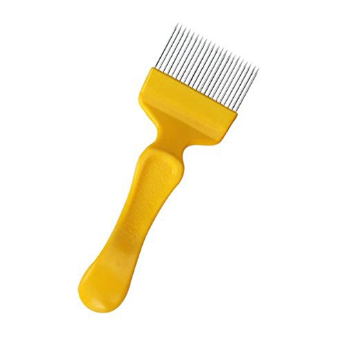 Honbay Bee Keeping Uncapping Fork with 18 Tines Stainless Steel Bee Keeping Tool