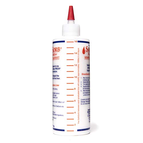 DiSorb Spill Absorbent Powder - Clean Up Bodily Fluids, Blood, Vomit, Urine, Diarrhea - Fluid Solidifier for Daycares, Buses, Schools, Hospitals, Restaurants - 16000cc - 16 Bottles Per Case - size: 16000 cc