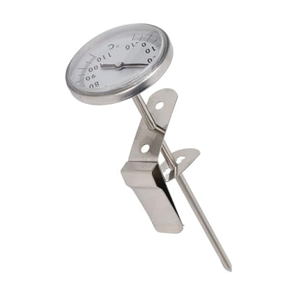 Milk Thermometer High Accuracy Fast Reading Pot Thermometer with Bracket for Frothing Coffee Making