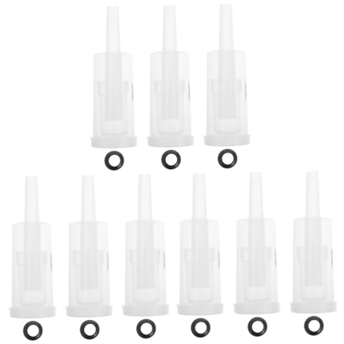 Healifty 3sets One Way Air Locks for Homebrewing Practical Wine Vent Check Valves Easy to Clean Material for Fermenting Beer Wine and Sauerkraut 6pcs*3