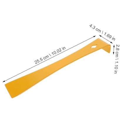 2pcs Stainless Steel Beekeeping Hive Scraper Tools with Yellow Handle for Scraping Propolis and Easy to Clean, Sturdy Beehive Tool for Beekeepers