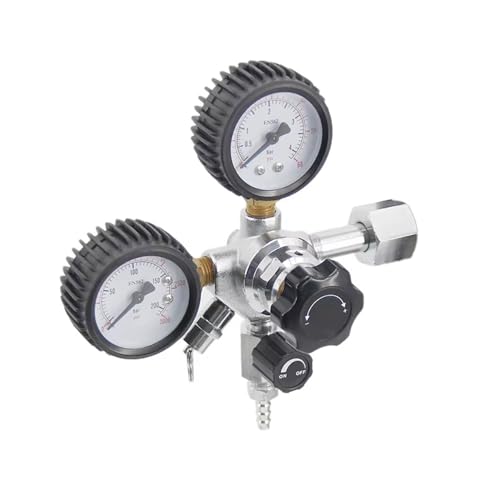 Dual Gauge CO2 Regulator for Homebrew Kegging - Heavy Duty Draft Beer Kegerator with Pressure Relief Valve(CGA320) - size: CGA320