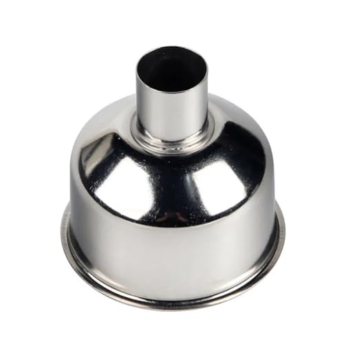 Stainless Steel Funnel for Flasks, Universal Small Metal Funnel for Transferring ＆ Filling Drinking Liquor Flask, for Drinking Liquor Flask,Oil Bottle,Perfume Bottle,Amber Bottle,Spices Liquids