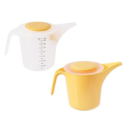 Measure Pitcher with Splashs Cover Multipurpose Measuring Cup Mixing Pitcher 1500ml Large Capacity Plastic Pour Cup
