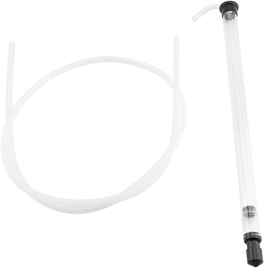 Auto Siphon Racking Cane, 14 Inch Fast Flow Wine Beer Siphon Kit Homebrew | Filter Head Helps Keep Lees Out | Clear Tube Shows Flow And Sediment | 14 Inch Reach Fits Carboys Fermenters And Aquariums