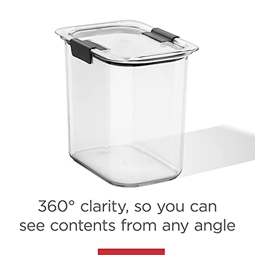 Rubbermaid Brilliance Pantry Airtight Food Storage Container, BPA-Free 7.8 Cup, Ideal for Brown Sugar - Efficient, Leak-Proof and Dishwasher-safe - size: 7.8 Cup