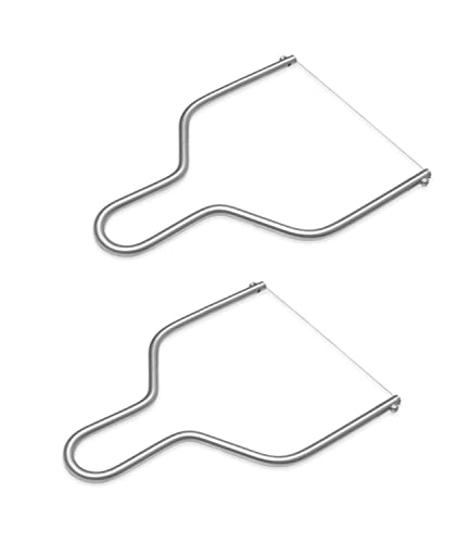 Cheese Slicer & Cheese Cutter Stainless Steel Cheese Slicers with Wire | Cheese Cutter Wire & Butter Slicer - 2PCS - color: 2 Pcs