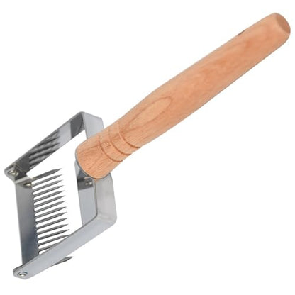 Beekeeping Tool Stainless Steel Uncapping Scraper for Smooth Process Uncapping Fork Shovel Tool - color: Thickened convention