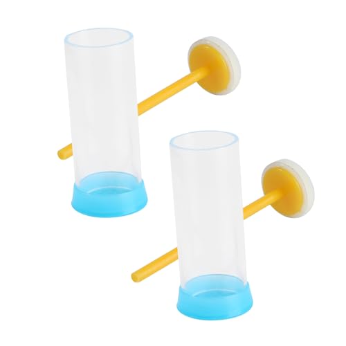 Totority 2Pcs Queen Marker Bottle for Beekeeping Plastic Marker Tool with Plunger for Easy Queen Marking and Identification Essential Beekeeper Supplies and Accessories Random Color