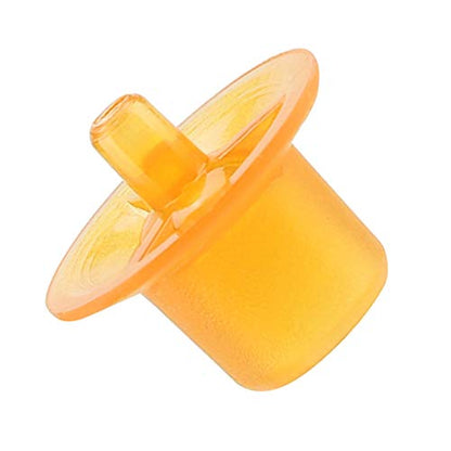 BRRNOO Beekeeping Supplies, 50 Pack Plastic Queen Grafting Cells for Beekeepers Reusable Hive Management Tools for Apiculture, 0.74 x 0.63 Inches, Orange
