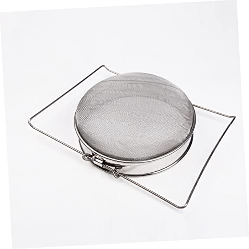Unomor Strainer Double Sieve Stainless Steel Mesh Filter Beekeeping Filter Strainer 24cm x 10cm
