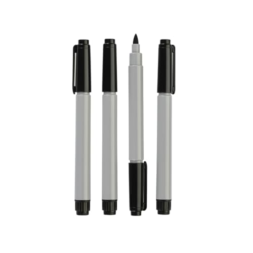 Cadie Permanent Freezer Marker Set of 4 – Waterproof Fast-Drying Black Fine Bullet Tip Ink Pens for Food Labeling, Fridge & Freezer Storage, Lab & Kitchen Use, & General Organization - style: 4 Pack