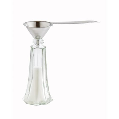 HIC Kitchen Condiment Funnels with Handles, Stainless Steel, Set of 3, 0.5-Ounces, 0.75-Ounces, and 2-Ounce Capacities - style: Set of 3, Condiment Funnels with handles