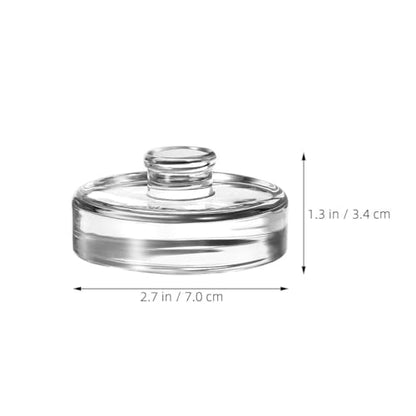PRETYZOOM 3Pcs Fermentation Weights for Wide Mouth Jars Glass Fermenting Weights with Short Handle for Pickling and Food Storage Heavy Duty Kitchen Weights for Optimal Fermentation