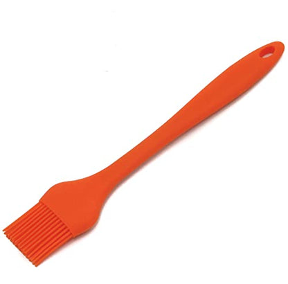 Chef Craft Premium Silicone Basting Brush, 10.25 inch, Orange - color: Orange