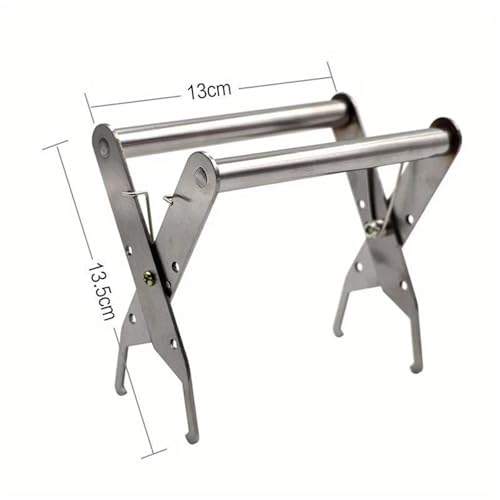 Bee Hive Frame Grip 2pcs Bee Hive Frame Holder Capture Frame Grip Beehive Clip Clamp Grasp Beekeeping Accessories Increase Honey Bee Tool Silver for Beekeeeper