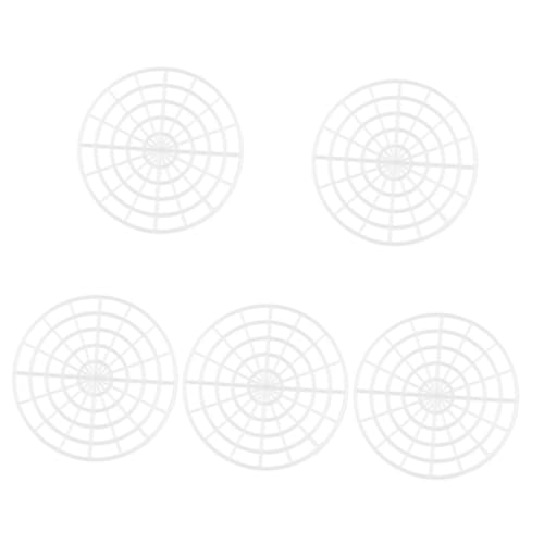 iplusmile 5pcs Round Mesh Vegetable Fermentation Press Plates Pickle Jar Weights for Kimchi Sauerkraut Canning and Pickling Easy Clean Fermenting Tool for Mason Jars and Crocks