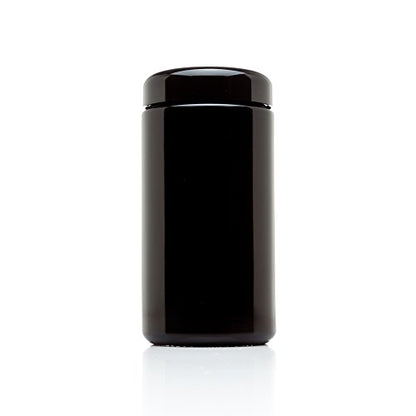 Infinity Jars, 500 ML (17 fl oz) Pack 3, Premium Airtight Ultraviolet Glass Jar Smell Proof, Antistatic, Light Blocking Container for Herbs, Coffee, Tea & Spices Durable, Travel-Friendly Storage