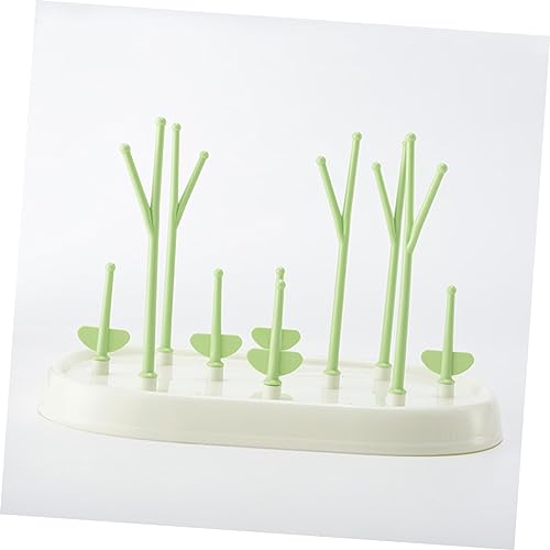 Tree-Shaped Baby Bottle Dryer Green Baby Bottle Drying Rack Easy to Clean Safe for Infants