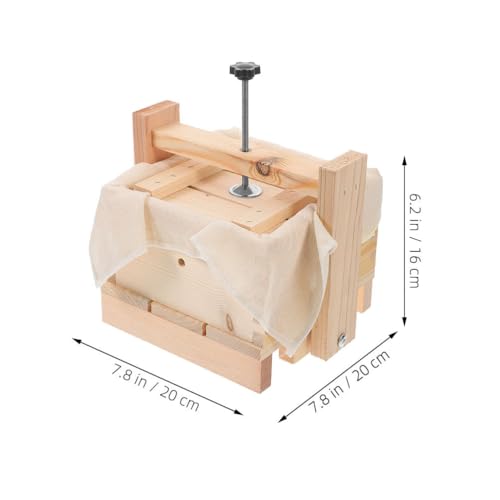 PRETYZOOM Tofu Press Mold 6.69X6.69X3.74In Household Tofu Maker and Cheese Making Supplies for Diy Homemade Soybean Curd and Cheese