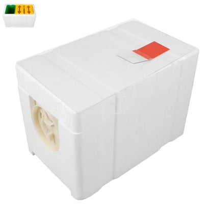 Nuc Box for Bees Plastic Bee Feeder 4 Frames White Mini Breeding Box Durable Compact for Garden Beekeeping Equipment Kit Hive Tool