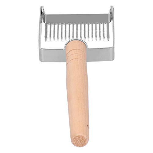 Honey Uncapping Fork Premium Uncapping Fork Honey Scraper with Wooden Handle Efficient Beekeeping Tool for Easy Wax Removal Stainless Steel Tip Lightweight Ergonomic Design