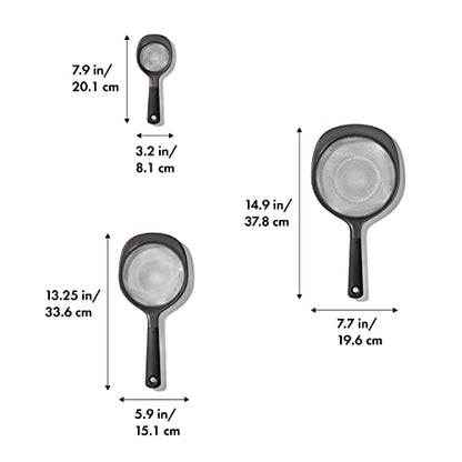 OXO Good Grips 3-Piece Strainer Set - size: 3 Strainer Set
