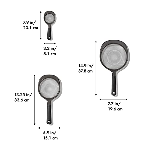 OXO Good Grips, 3 Strainer Set (Pack of 4) - size: 3 Strainer Set (Pack of 4)