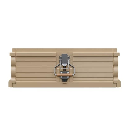 Apimaye Insulated 7 Frame NUC Assembled Medium Super Langstroth Sized Box for Bee Hives with Built in Latches and Handles