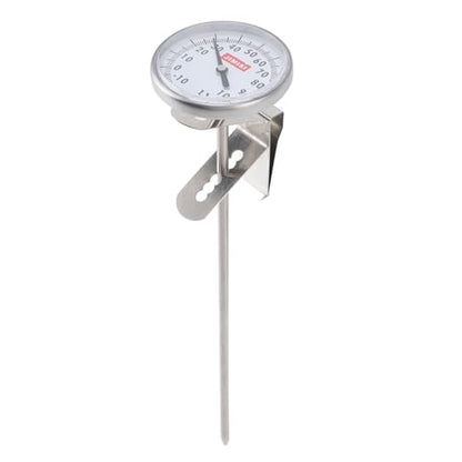 Diyeeni Milk Thermometer for Steaming Milk, Bar Coffee Thermometer for Frothing 195mm Probe - Pot for Yogurt Coffee Cheese Making Supplies with Clip, Candy and Food