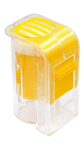 Queen Bee Marker Bottle 6PCS Rearing Queen Bee Marking Catcher Plastic Handed Marker Bottle Plunger Plush Beekeeper Tool Garden Tools