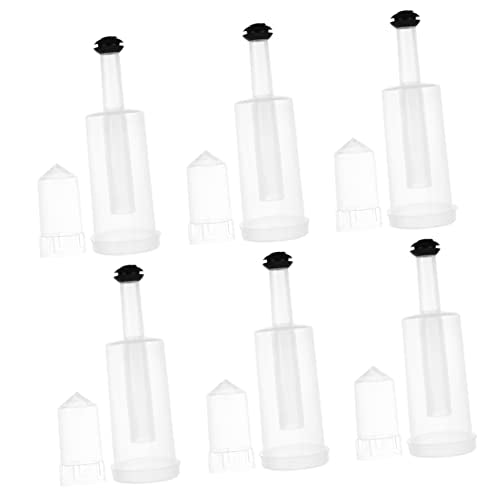 COLLBATH 1set Air Lock Silicone Wine Stoppers for Home Brewing Fermentation and Food Preservation Safe Materials for Self-brewed Wine and Beer
