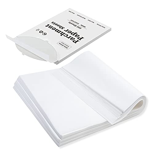 Cuffie in-Ea katbite in-Ear Earbuds Pack of 500 Parchment Paper, 40.6 x 61 cm Baking Paper, Durable and Non-Stick Parchment Paper, Pre-Cut Parchment Paper - size: 16"x24"-500