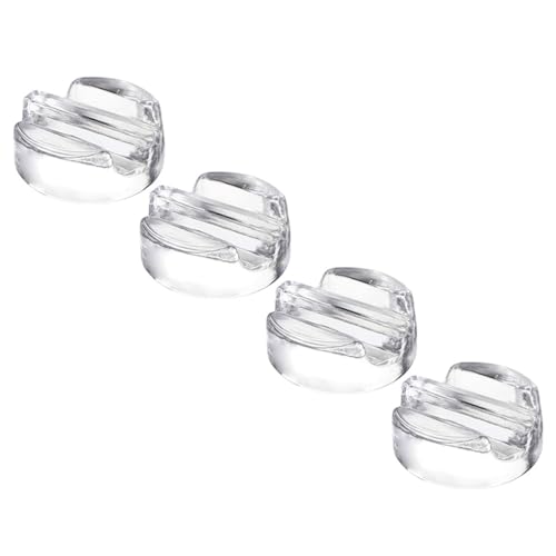 INOOMP Glass Fermentation Weights for Mason Jars, Wide Mouth Flat-bottomed Glass Lids for Fermenting and Canning, Kitchen Jar Accessories Set of 4
