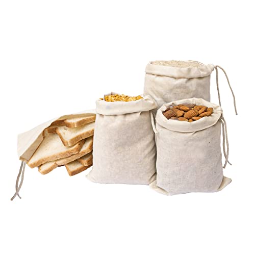 Single Drawstring Muslin Bags, Sachet Bags - Reusable & Washable Cotton Spice Bags for Cooking, Ideal Kitchen & Grocery Storage cloth bags, 2x3 in 25 pcs - Organization Solutions - color: N A T U R A L, size: 2 x 3 inches