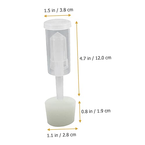 PRETYZOOM 1Set with Silicone Grommet for Home Brewing Kit for Wine Beer and Sauerkraut Easy to Use Valves for Preserving Fermented