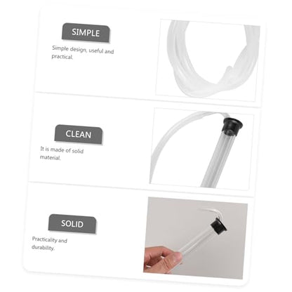 Cabilock 1Set Automatic Siphon Transfer Tool Reusable Homebrew Siphon Tubing Auto Siphon with Clear Hose for Wine Making and Liquid Transfer Design