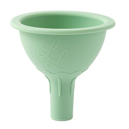 Nontoxic Silicone Funnel - Premium Food Grade - BPA & PFAS Free - Perfect for Baby Food Pouches & Breastmilk Transfer - Easy to Clean and Dishwasher Safe - Green - color: Green