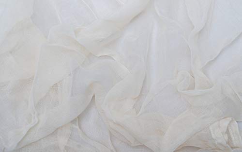 Organic Cheesecloth for Straining - 100% Natural Unbleached Fine Cheesecloth - Perfect for Making Cheese, Queso, Paneer, Idly - Food Grade Muslin, Washable & Reusable Gauze Fabric (36"x36")