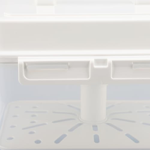 Kimchi Container, 4L Leakproof Airtight Fermentation and Storage Container with Inner Vacuum Lid and Press Plate, for Kimchi Sauerkraut Pickles and Preserved Food