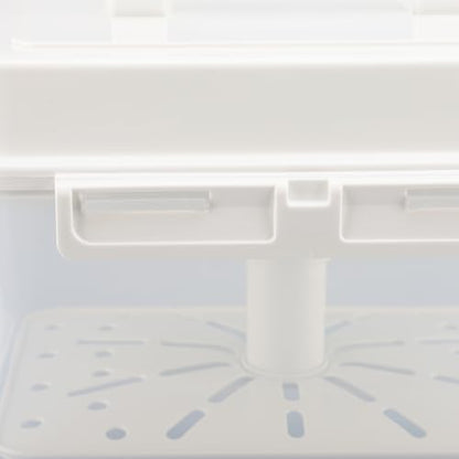 Kimchi Container, 4L Leakproof Airtight Fermentation and Storage Container with Inner Vacuum Lid and Press Plate, for Kimchi Sauerkraut Pickles and Preserved Food